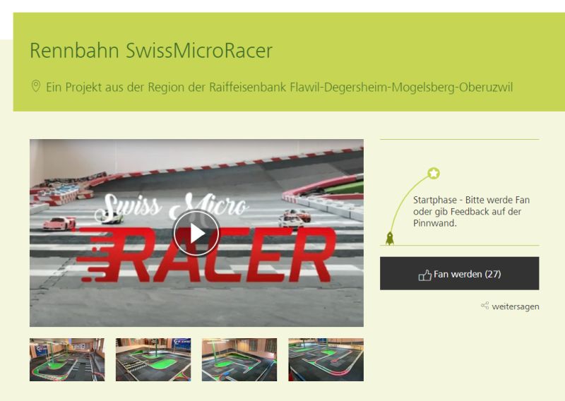 Read more about the article Neue Rennbahn SwissMicroRacer
